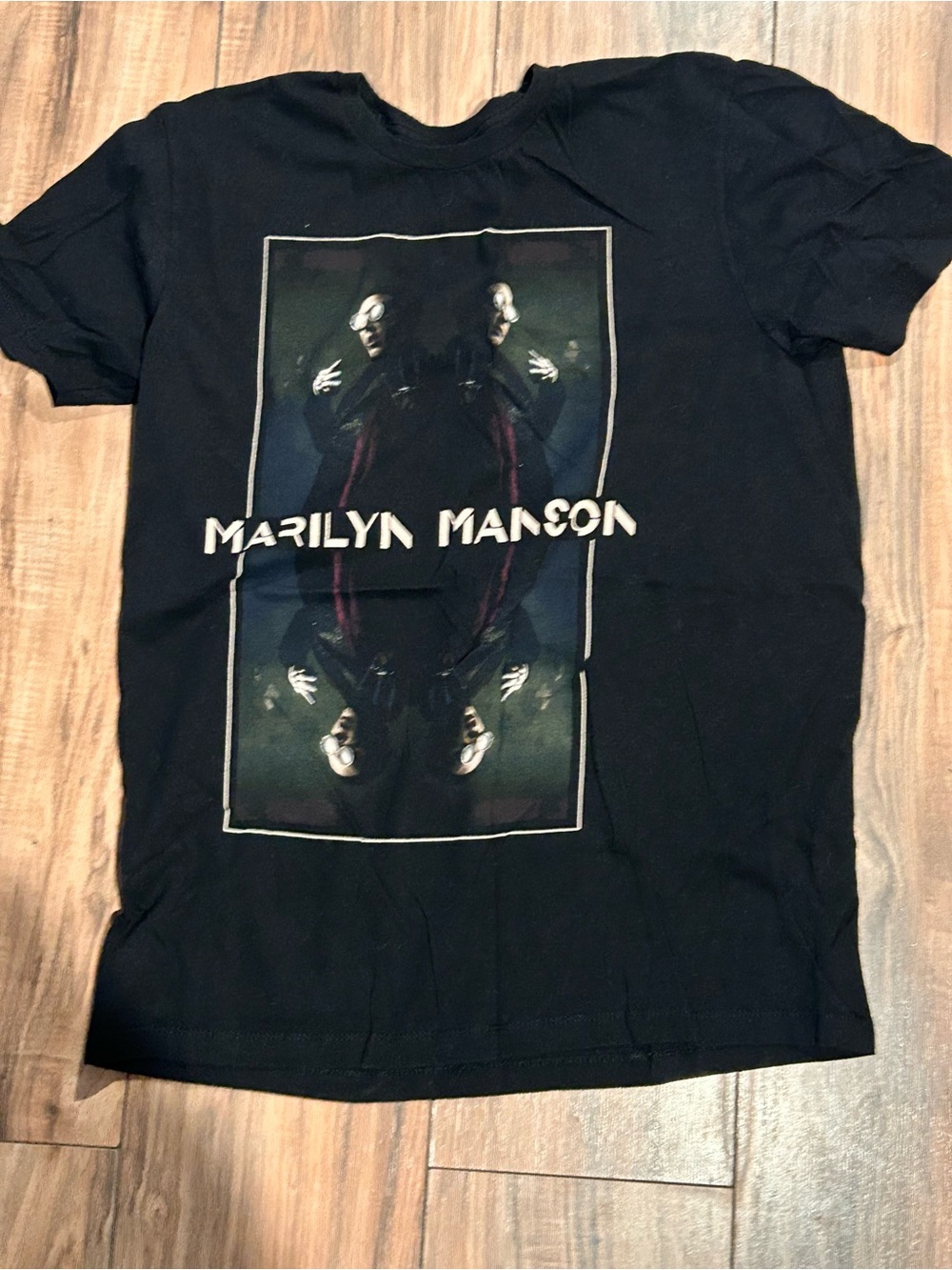 Marilyn Manson Black Short-Sleeve Graphic Tee